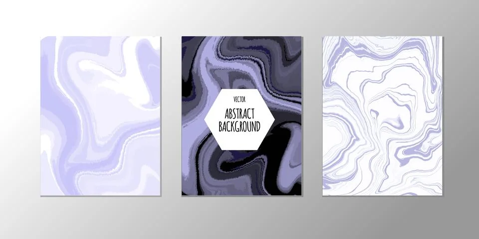 Vector abstract design trend to backgrounds marble texture, abstract fluid Stock Illustration