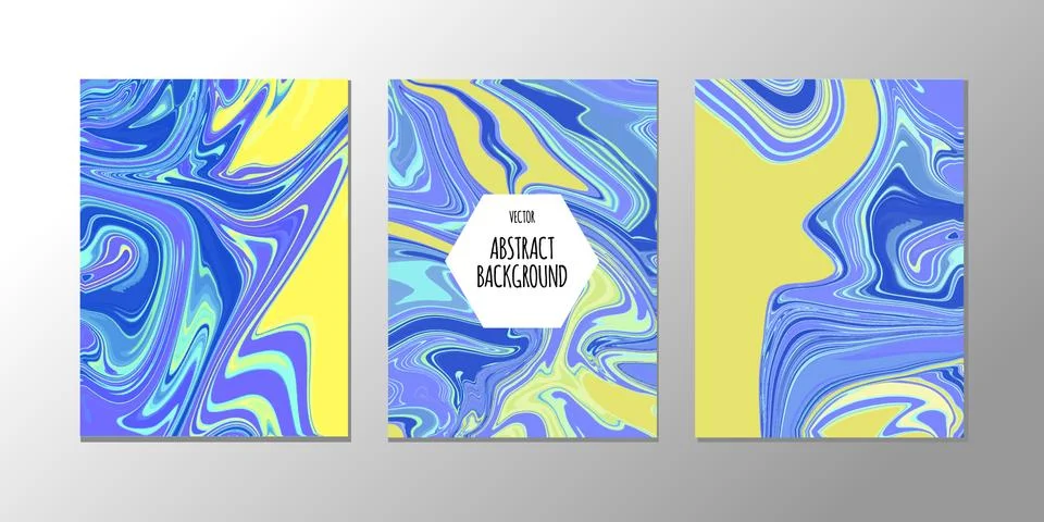Vector abstract design trend to backgrounds marble texture, abstract fluid Stock Illustration