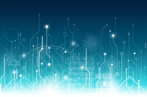 Vector of an abstract digital background 스톡 일러스트