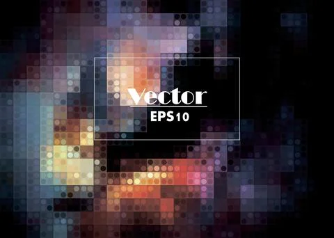 Vector abstract digital background purple fog Stock Illustration