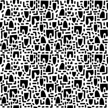 Vector abstract doodle lines seamless pattern. Can be used as a fabric, wrapp イラスト素材