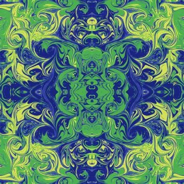 Vector abstract ebru marbling background. Stock Illustration