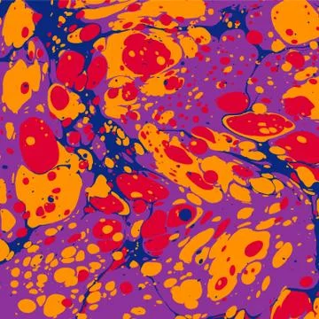 Vector abstract ebru marbling background. Stock Illustration