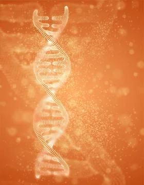 Vector abstract element. scientific research and treatment of diseases. DNA Stock Illustration