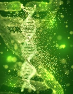 Vector abstract element. scientific research and treatment of diseases. DNA Stock Illustration