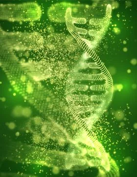 Vector abstract element. scientific research and treatment of diseases. DNA Stock Illustration