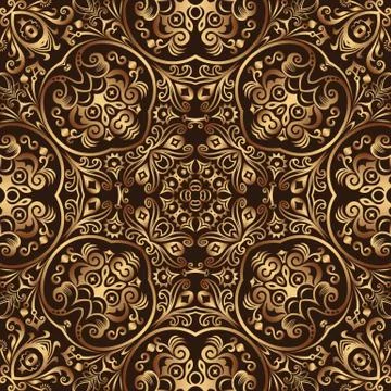 Vector abstract ethnic ornamental background Stock Illustration