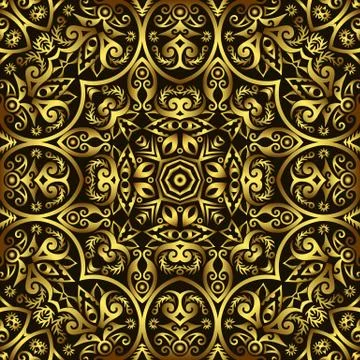 Vector abstract ethnic ornamental background 스톡 일러스트