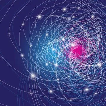 Vector abstract fantasy background Stock Illustration