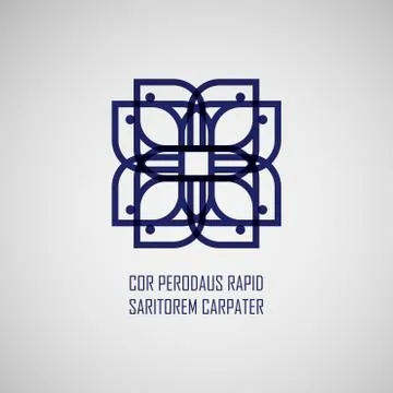 Vector abstract figures. template  design Stock Illustration