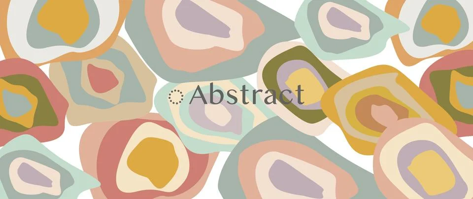 Vector abstract flat background. Pattern for wallpaper, cover, fabric, prin.. Stock Illustration
