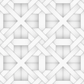 Vector abstract floor geometric background - seamless halftone back and white 스톡 일러스트