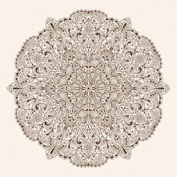 Vector abstract floral design element Stock Illustration