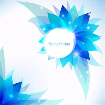 Vector abstract flower background Illustrazione stock