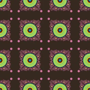 Vector abstract flower pattern paper for scrapbook Stock Illustration