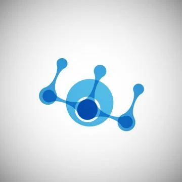 Vector abstract fly icon eps Stockillustratie