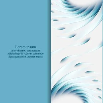 Vector abstract flyer Stock Illustration