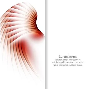 Vector abstract flyer Stock Illustration