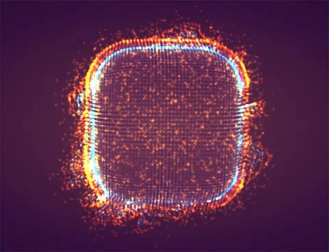 Vector abstract form. bright colors and highlights. neon rainbow. Stock Illustration