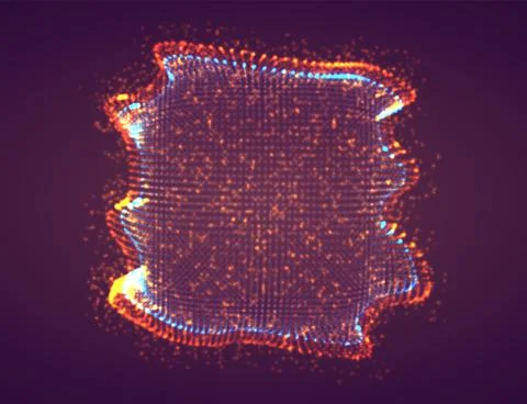 Vector abstract form. bright colors and highlights. neon rainbow. Stock Illustration