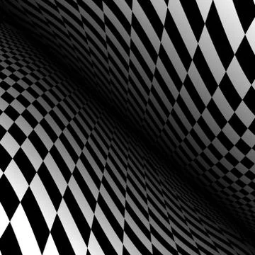 Vector abstract futuristic background with infinity perspective. Black tile 스톡 일러스트