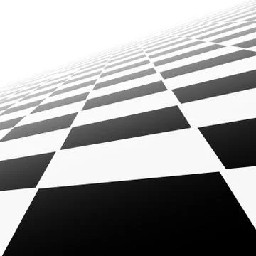 Vector abstract futuristic background with vision perspective. Black and white 스톡 일러스트