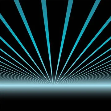 Vector abstract futuristic background with vision perspective. Retro design - 스톡 일러스트