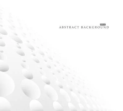 Vector abstract futuristic dotted background with perspective. Infinity surface Stock Illustration