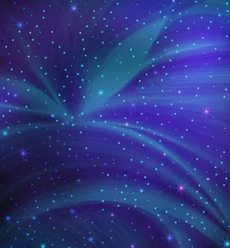 Vector Abstract Galaxy Stock Illustration