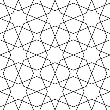 Vector abstract geometric background. Intertwined lines. Illustrazione stock