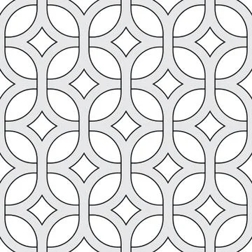 Vector abstract geometric background. Intertwined lines. 스톡 일러스트