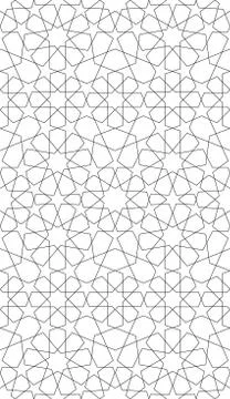 Vector abstract geometric background. Intertwined lines. Illustrazione stock