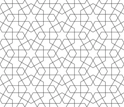 Vector abstract geometric background. Intertwined lines. 스톡 일러스트