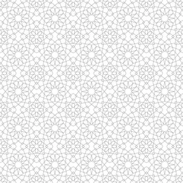 Vector abstract geometric background. Intertwined lines. Stock Illustration