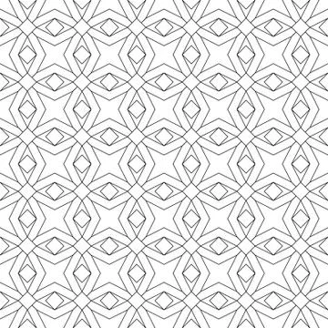 Vector abstract geometric background. Intertwined lines. 스톡 일러스트