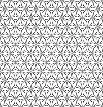 Vector abstract geometric background. Intertwined lines. Illustrazione stock