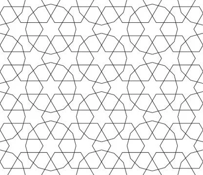 Vector abstract geometric background. Intertwined lines. 스톡 일러스트