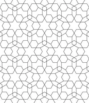 Vector abstract geometric background. Intertwined lines. 스톡 일러스트