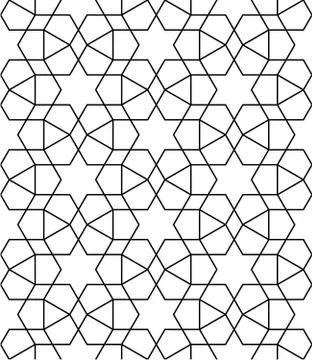 Vector abstract geometric background. Intertwined lines. Illustrazione stock