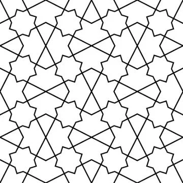 Vector abstract geometric background. Intertwined lines. 스톡 일러스트