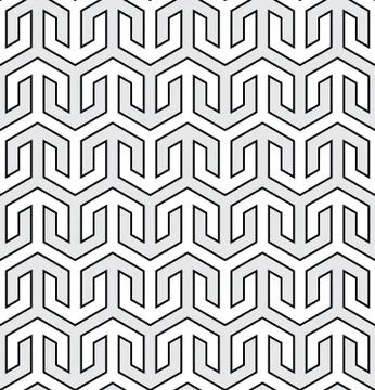 Vector abstract geometric background. Intertwined lines. Illustrazione stock