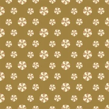 Vector abstract geometric background. A seamless pattern. Summer floral print. Stock Illustration
