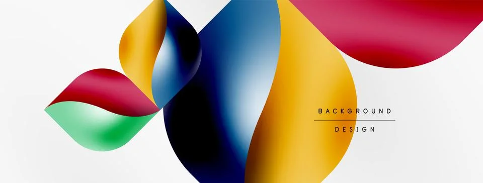 Vector abstract geometric background. Techno flower petals concept. Wallpaper or Illustrazione stock