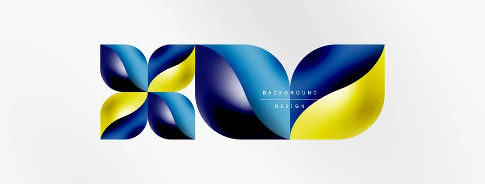 Vector abstract geometric background. Techno flower petals concept. Wallpaper or 스톡 일러스트