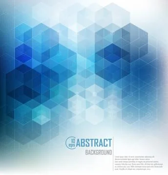 Vector Abstract geometric background. Template brochure design Stock Illustration