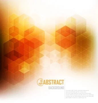 Vector Abstract geometric background. Template brochure design Stock Illustration