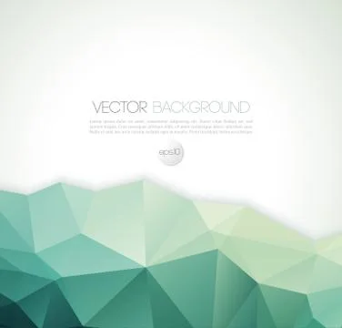 Vector abstract geometric background with triangle Stock Illustration