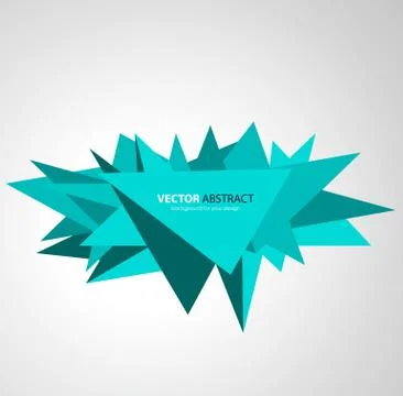Vector abstract geometric background with triangles Illustrazione stock