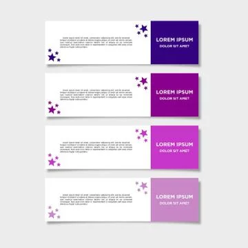 Vector abstract geometric design banner web template Ilustración de archivo