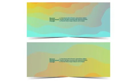 Vector abstract geometric design banner web template. Unique design. Vector i Stock Illustration